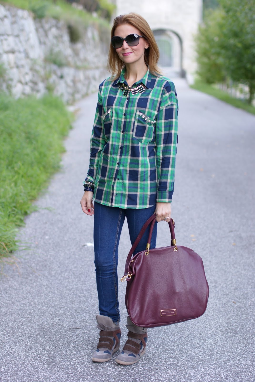 Plaid print trend Zara shirt Fashion and Cookies fashion and
