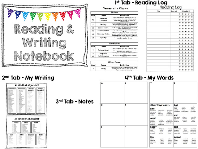Simply 2nd Resources: Reading & Writing Notebook