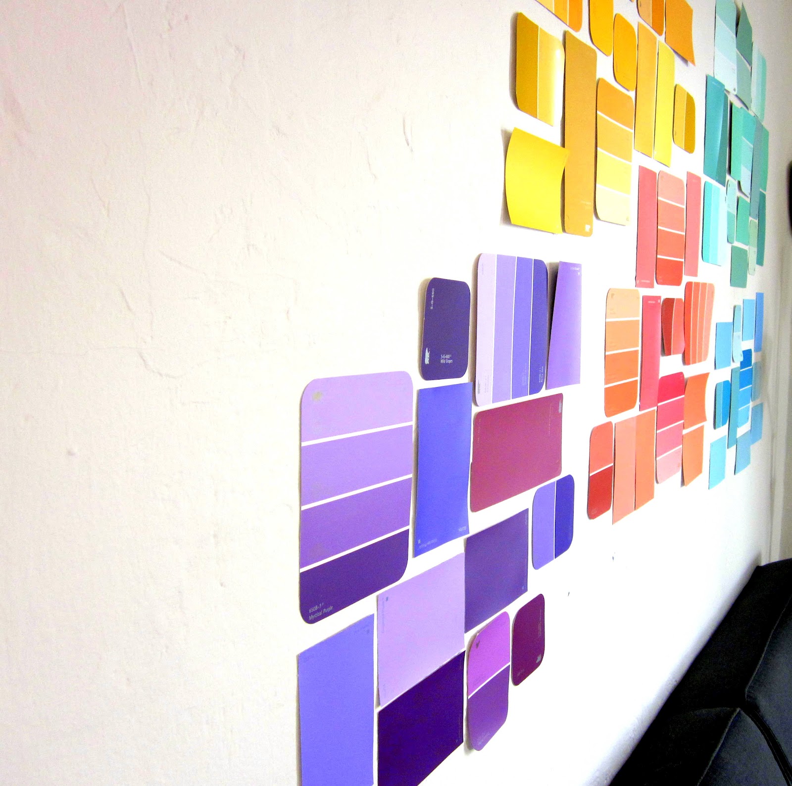 Just A Smidge Paint Chip Wall Art