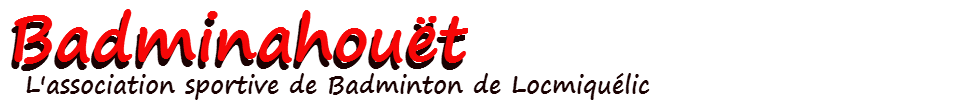 Badminahouët : Club de Badminton à Locmiquélic près de Port-Louis et Riantec