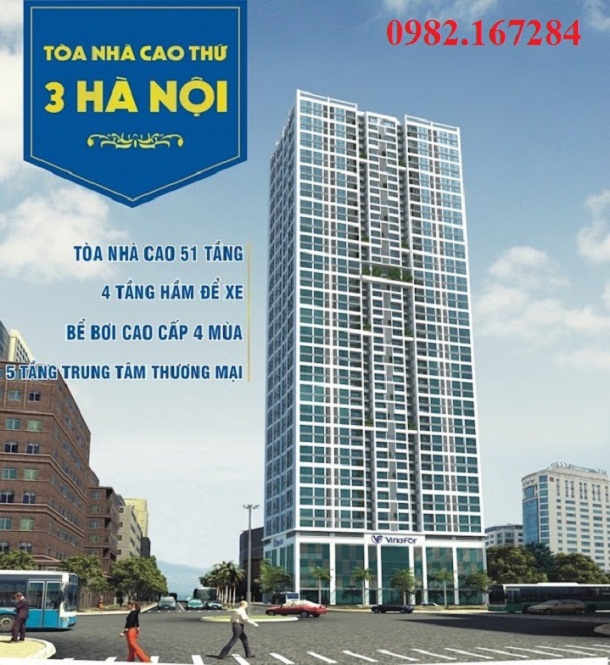 Phối cảnh toà nhà Hà Nội Landmark 51