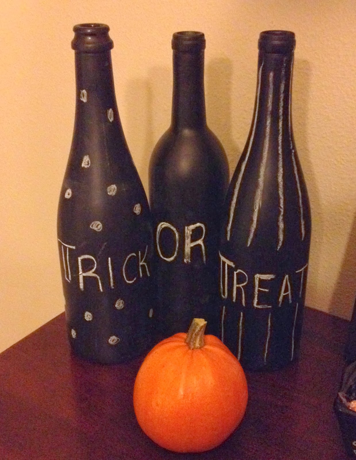 Champagne Thursdays Candy Corn Wine Bottles