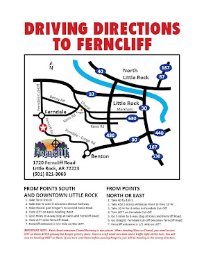 Driving Directions to Ferncliff