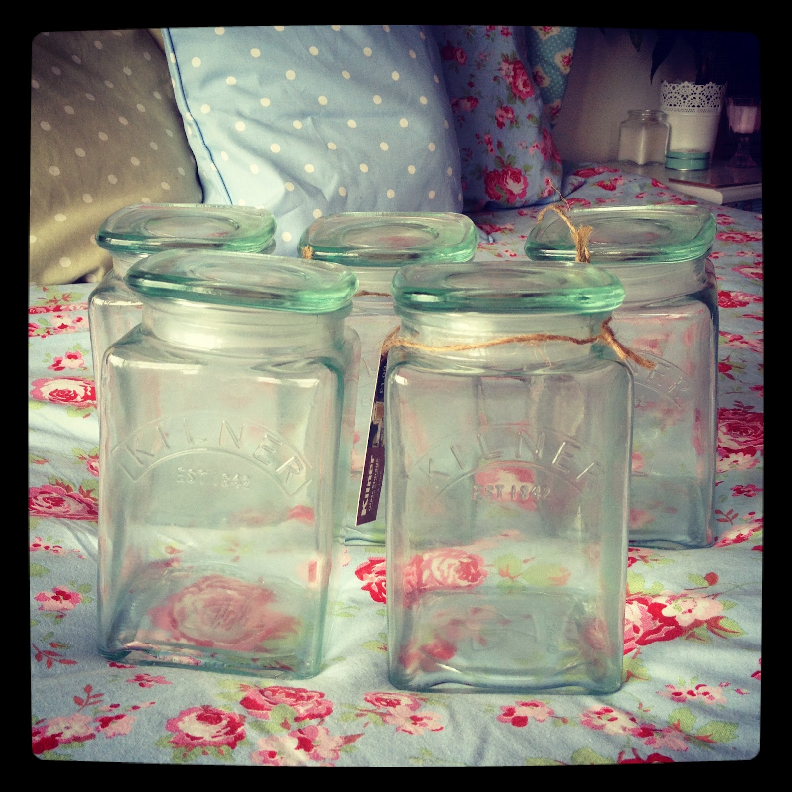 DIY kilner jar storage BURKATRON