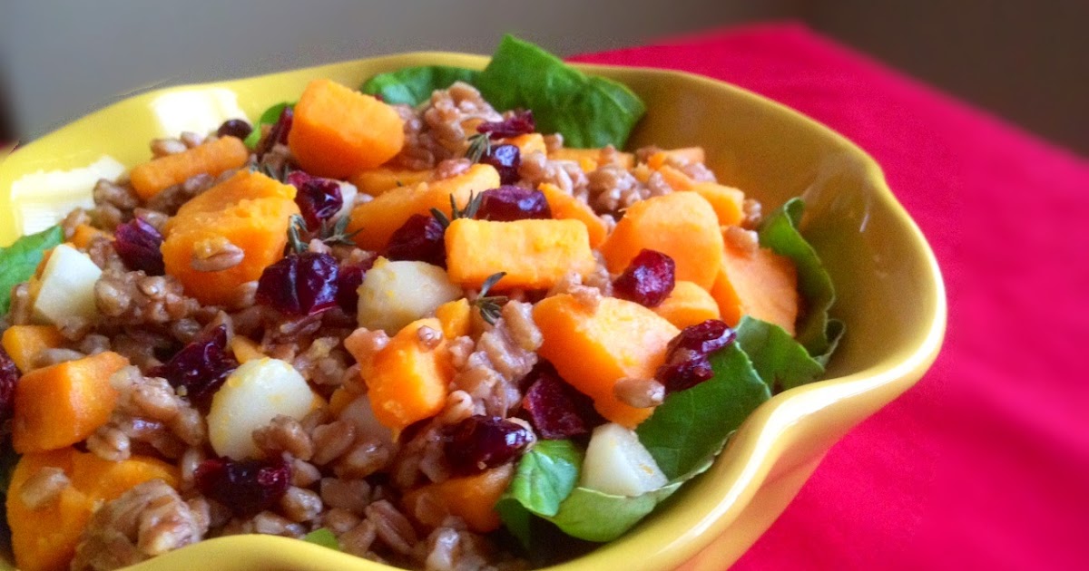 but yes...i do eat potatoes Thanksgiving Farro Salad
