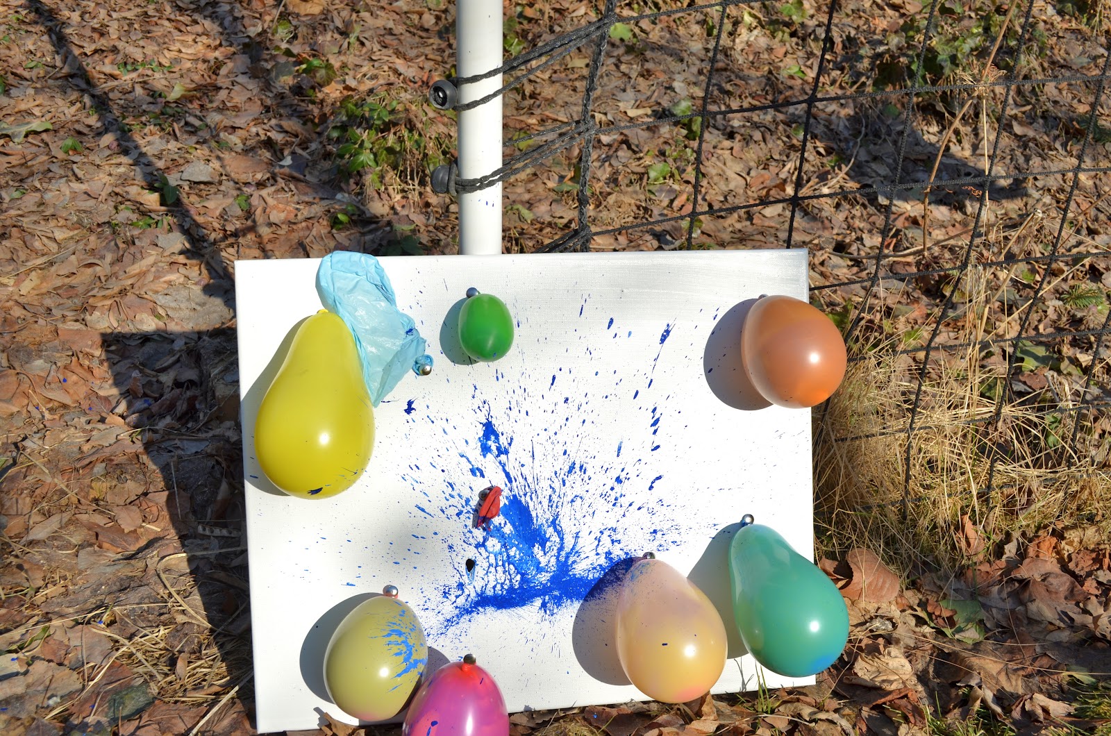 Painting with Balloons and Darts