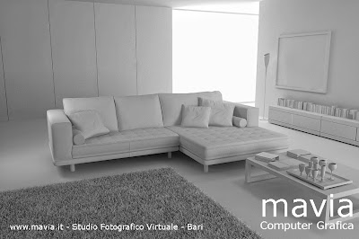 Interior design 3d - Set Fotografico Virtuale - Cinema 4d e Vray Rendering