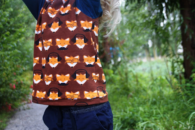 Fox Safari Raglan sewn by huisje boompje boefjes