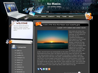 No Masks Blogger Template