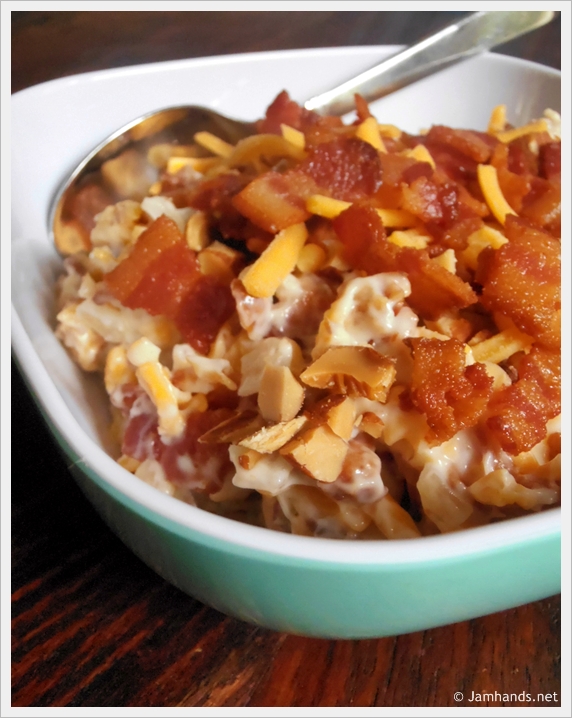 Jam Hands Bacon Almond Dip