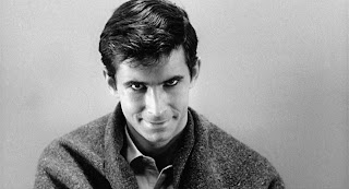 Anthony Perkins as Norman Bates at the end of Psycho