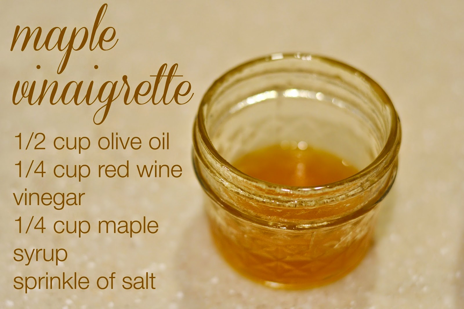 SMIDGE OF THIS Fall Salad with Maple Vinaigrette