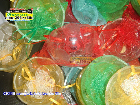 mangkok bola kemas tile unik