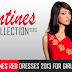Valentines Red Dresses 2013 By Pinkstich | Latest Red Dresses For Valentines Day | Red Dresses For Valentines  