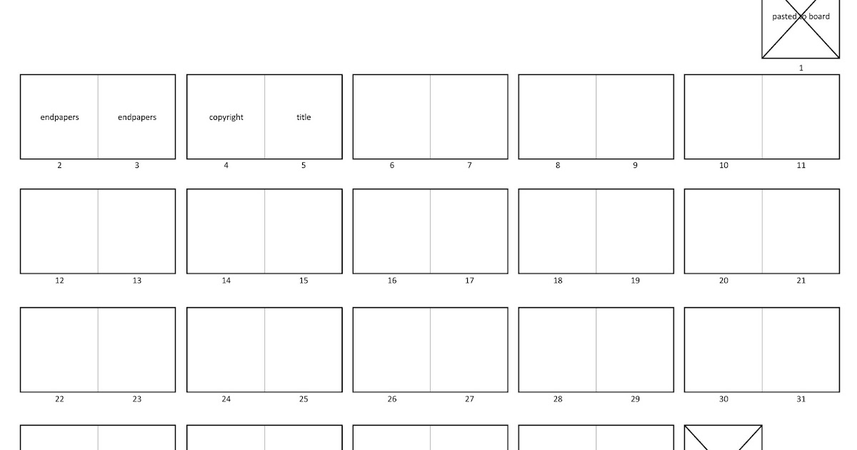 artghost 40 page self ended picture book thumbnail template