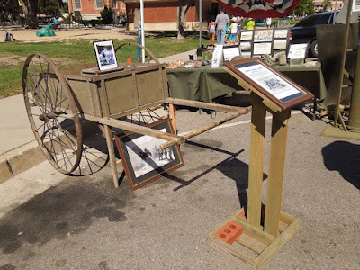 Camp Roberts Historical Museum Exhibit Army Push Cart, © B. Radisavljevic