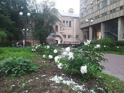 Памятник Вишневскому А.В. в сквере у Главного корпуса