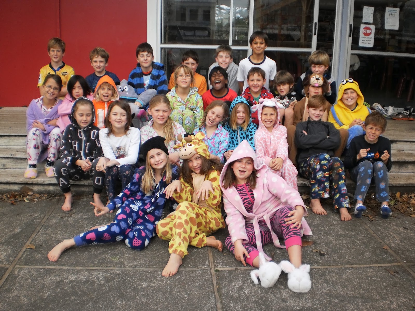 Oakura Room 7 Pyjama Day at Oakura School