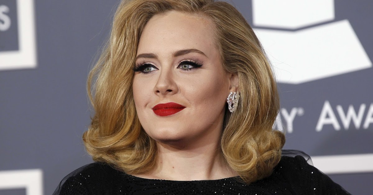 Celebrity Hairstyle: Adele long hairstyles.