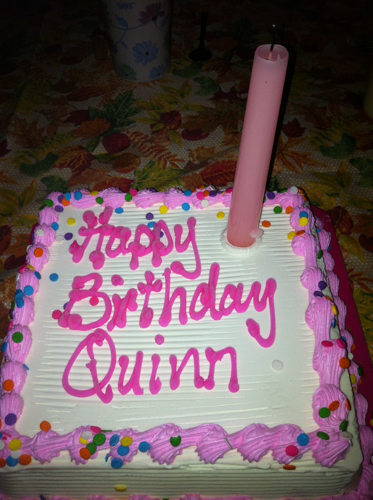 linzer, party of five: Happy (half) Birthday, Quinn!
