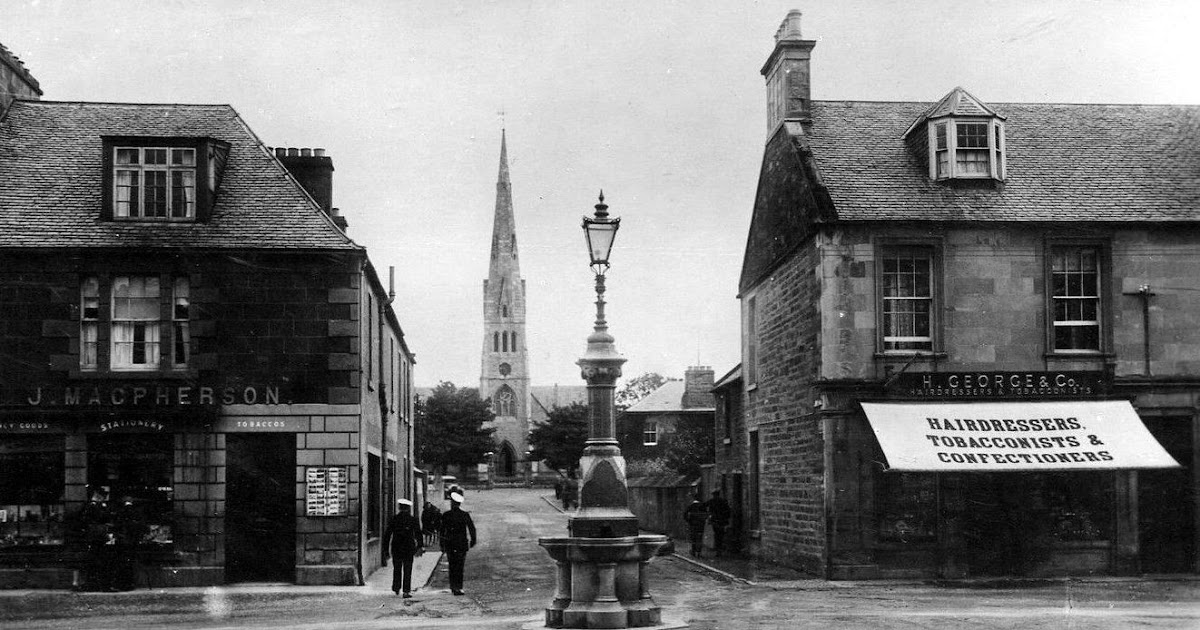 Tour Scotland Photographs Old Photograph High Street Invergordon Scotland