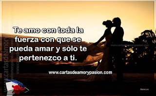 Te pertenezco Cartas de amor