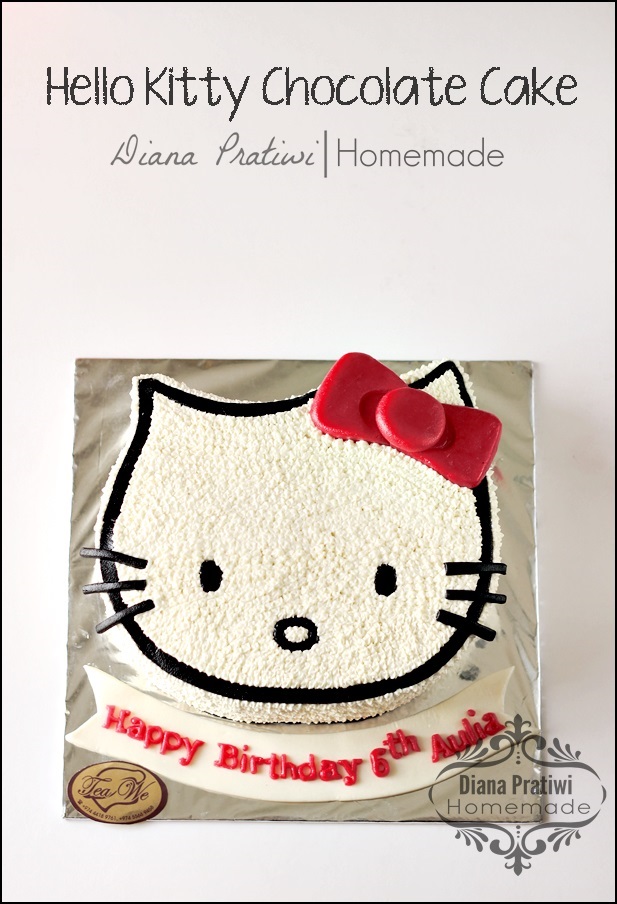 to Teawe's blog Hello kitty chocolate cake