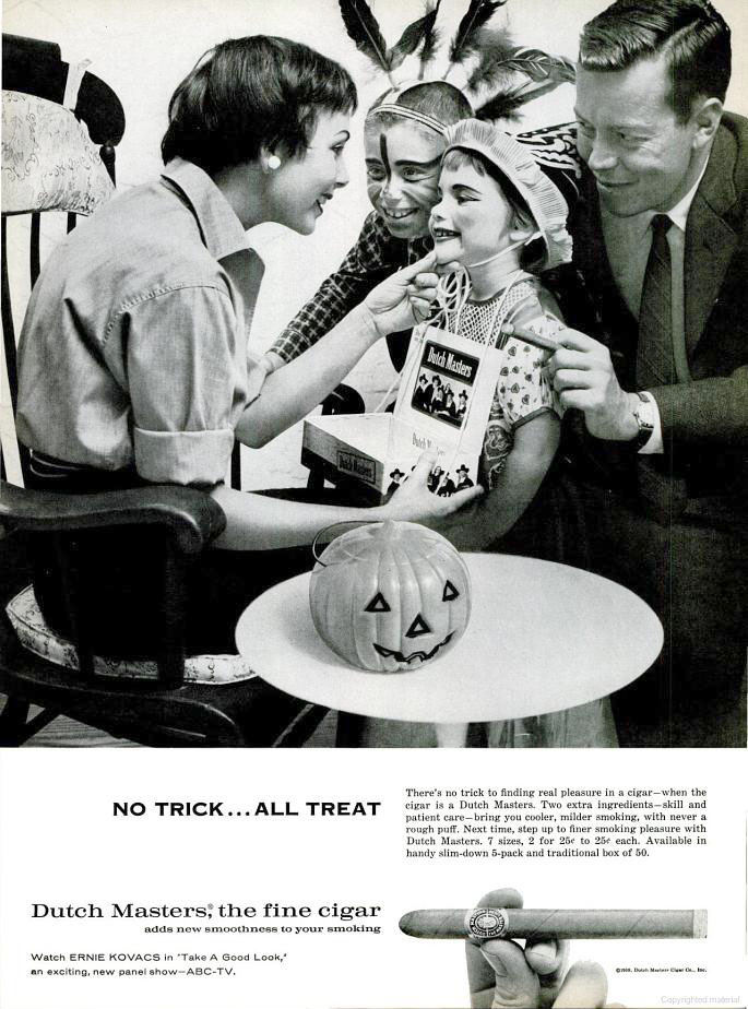 25 Fun and Interesting Vintage Halloween Ads from between 1930s and