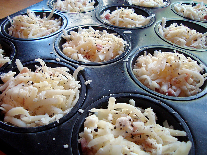 A Couple in the Kitchen Cheesy Pancetta Hash Brown Bites