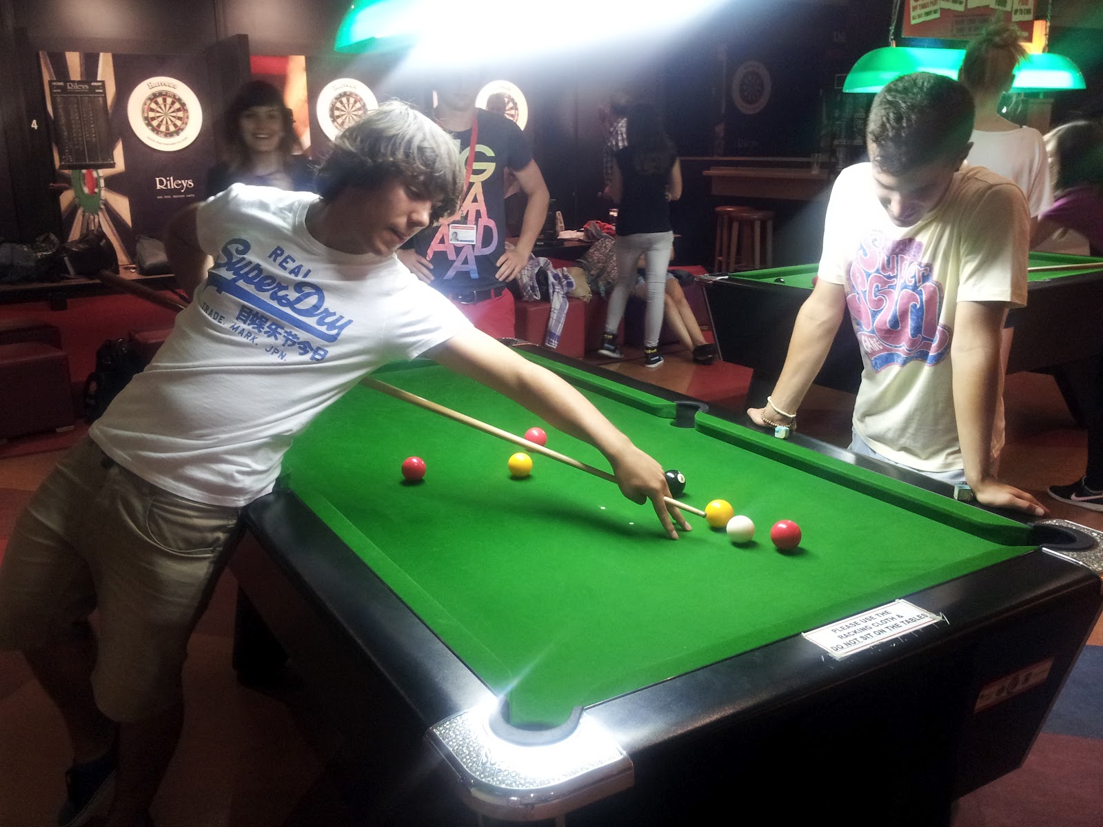 Norwich 2012 Afternoon playing pool, darts and poker!