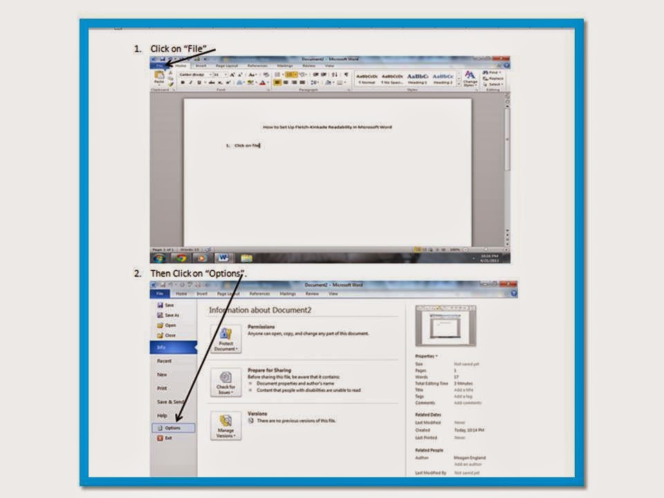 How to Set Up FleschKincaid Readability in Microsoft Word Oodles of