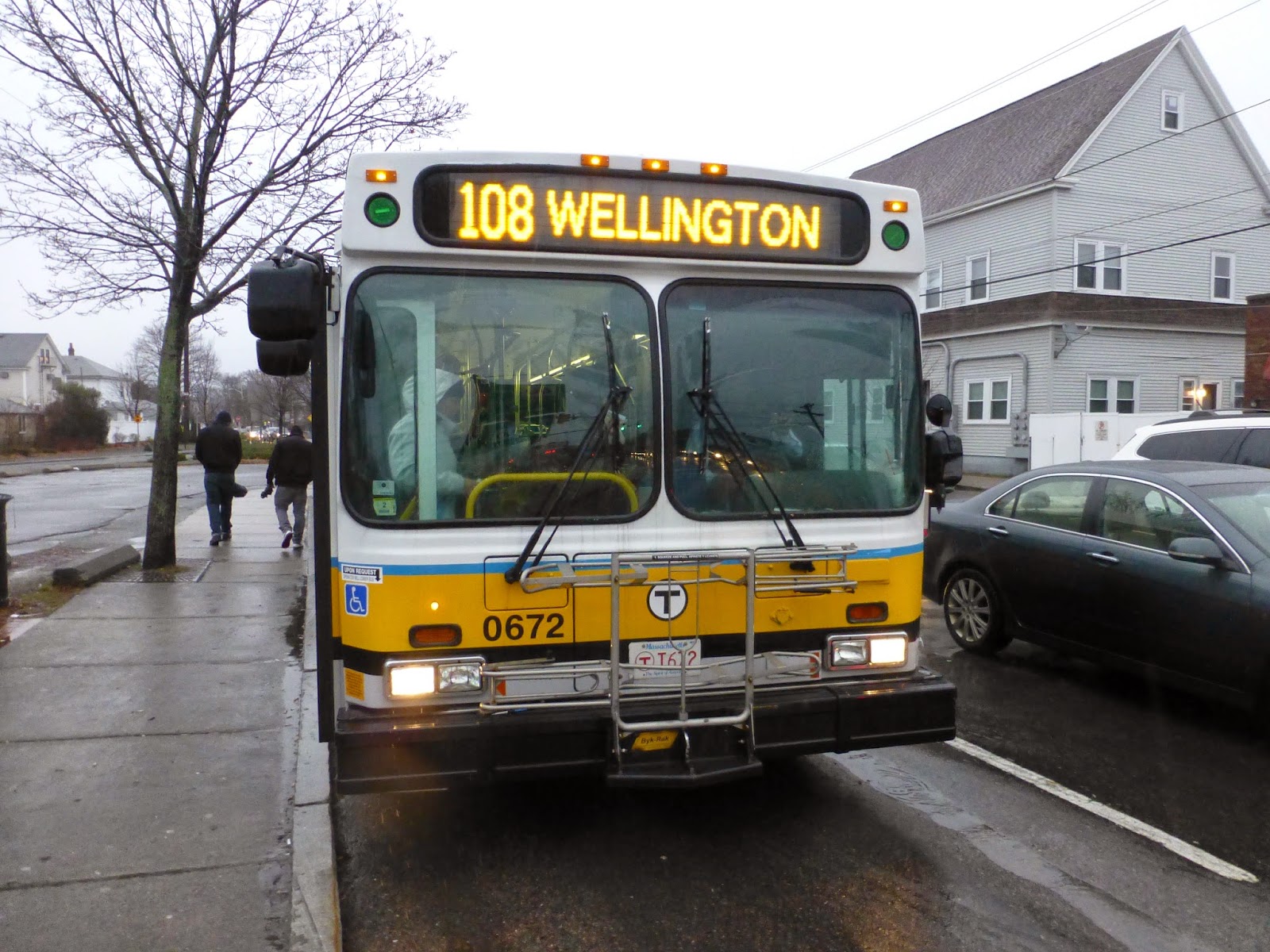 Miles on the MBTA 108 (Linden Square Wellington Station via Malden