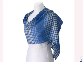 machine knitting passap bamboo scarf shawl wrap tuck stitch