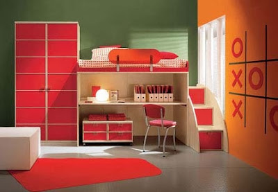 tipos de camas para niños dise%25C3%25B1o cama litera alta 1 Varios Diseños de Camas para Niños