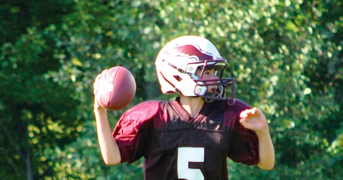 The Windham Eagle Sports WMS football team splits with Bonny Eagle