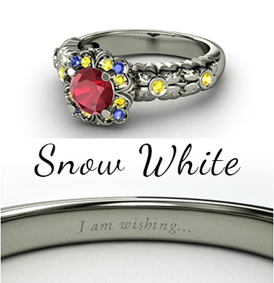 Lilin Gemvara Disney Princess Inspired Engagement Rings