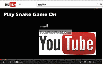 Snake Game On YouTube