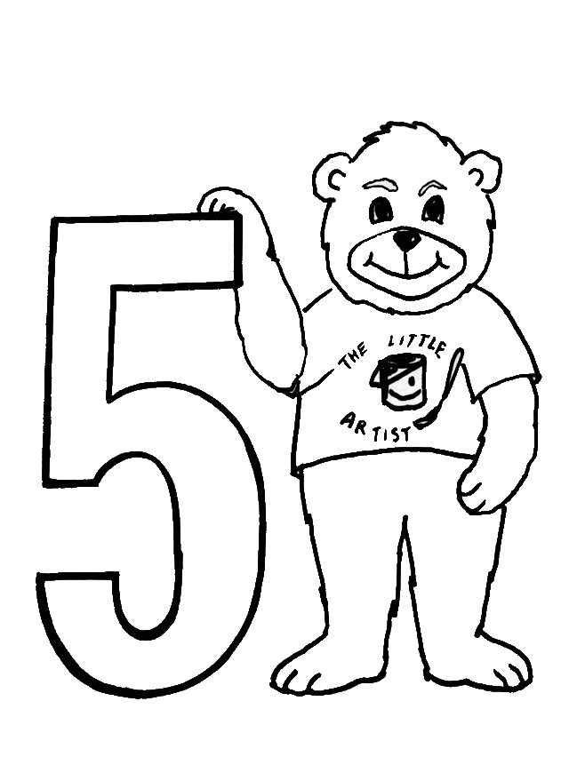 Number of Bears drawings to color ~ Child Coloring