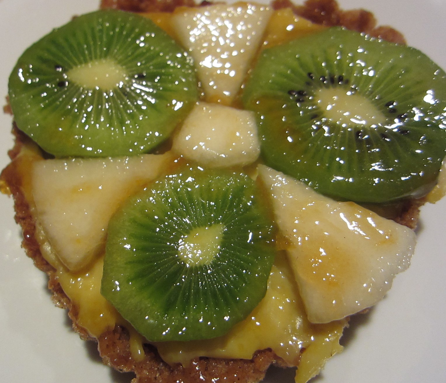 We Cook Stuff Custard Fruit Tart w/ Graham Cracker Crust