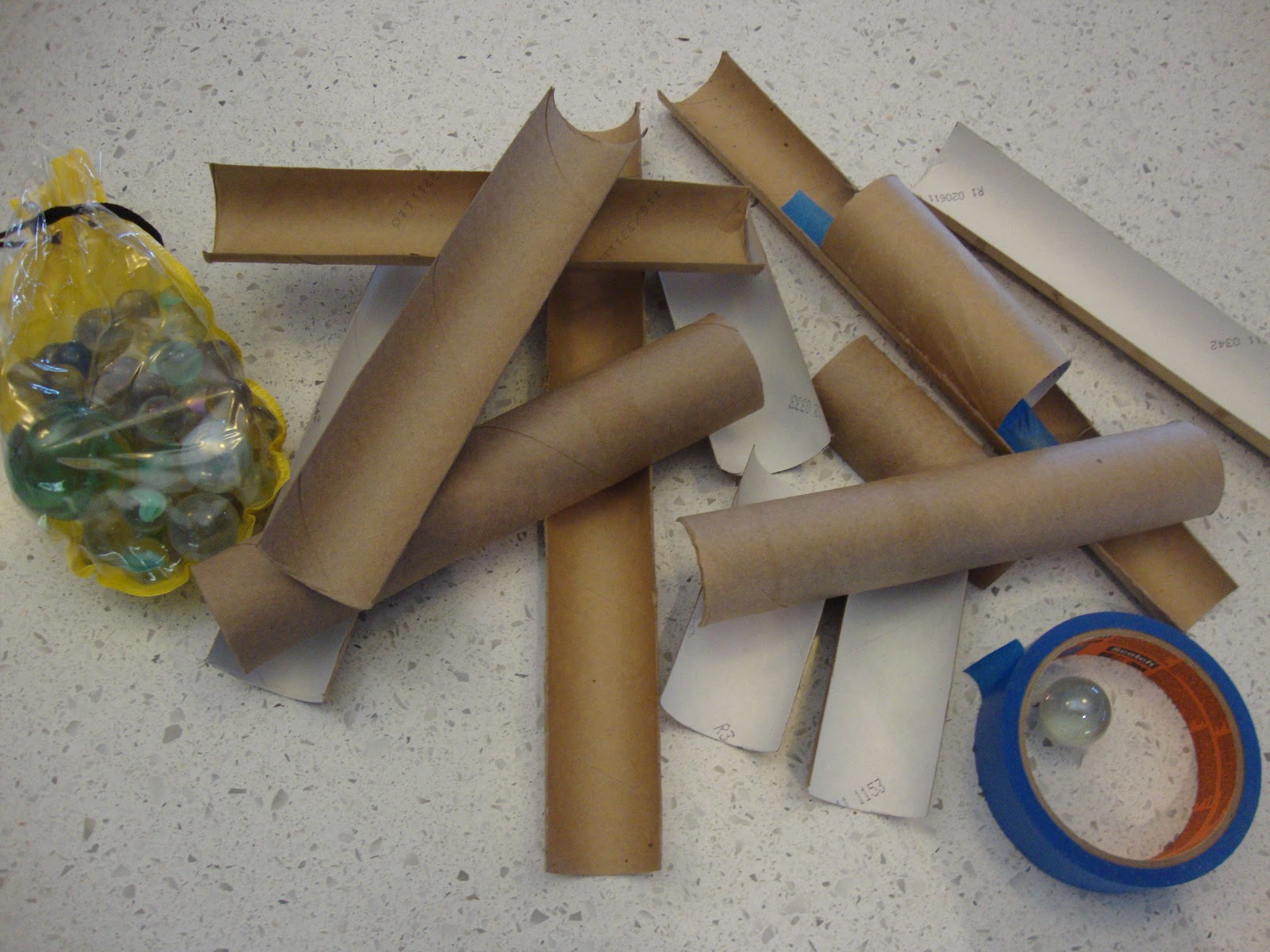 Fun with marbles 1 Homemade marble run A House Full of Sunshine