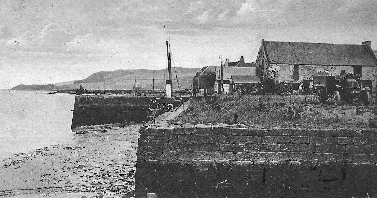 Tour Scotland Photographs Old Photograph Harbour Newburgh Fife Scotland