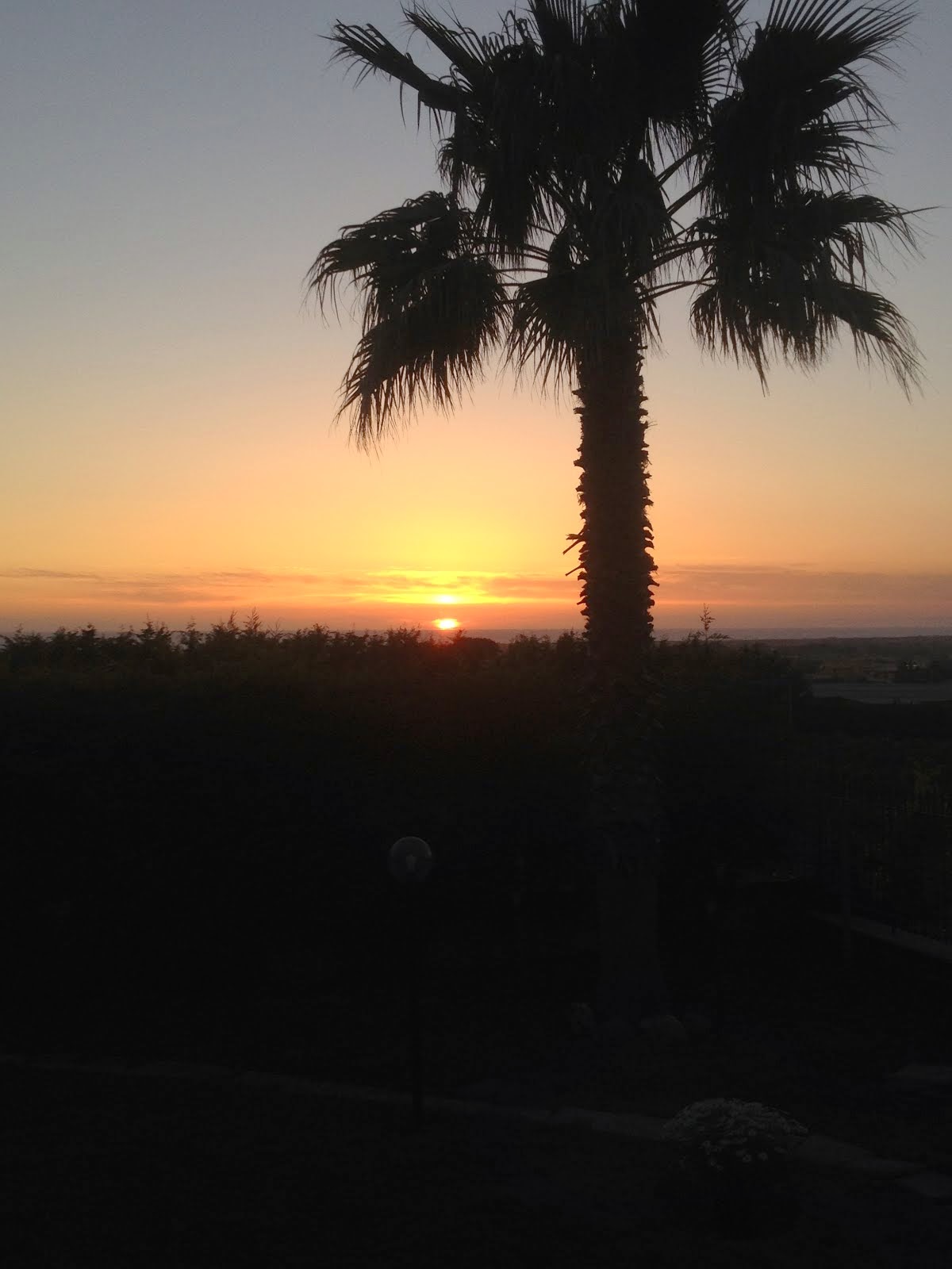 View of the Mediterranean from home in Italy