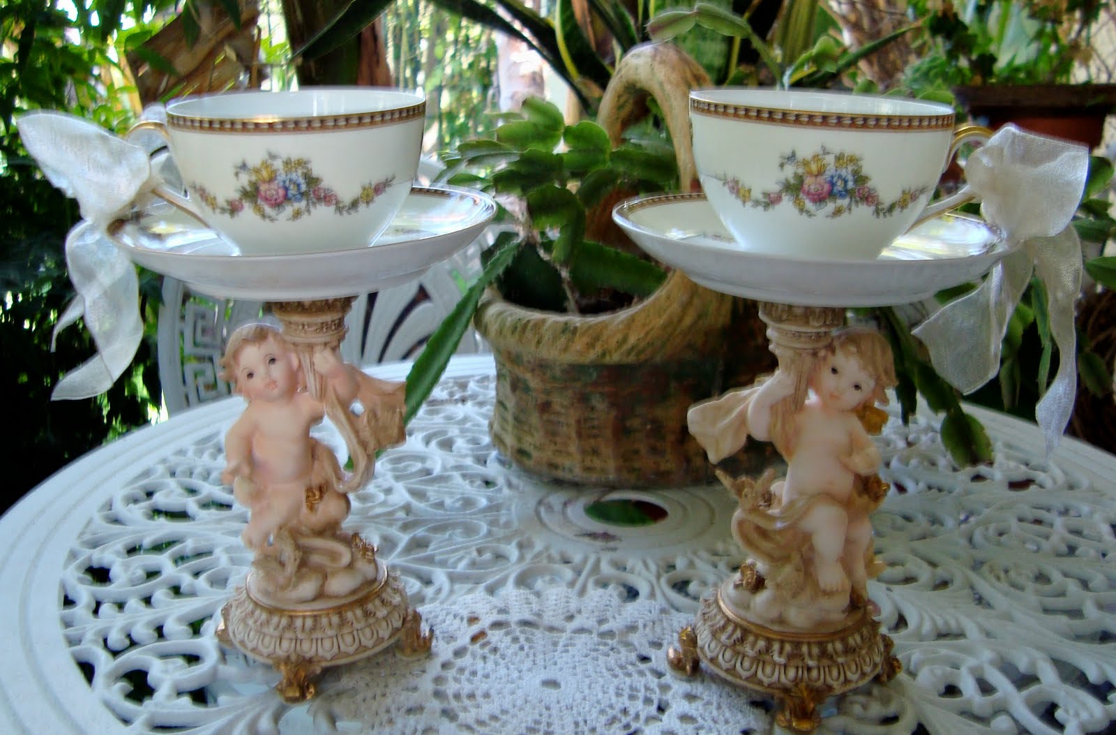 Martha's Favorites TEA CUPS & ANGELS!
