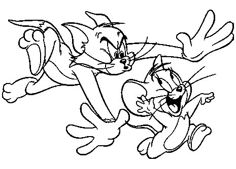   Jerry Coloring Pages on Tom Jerry Coloring Pages