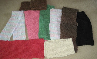 knitted scarves