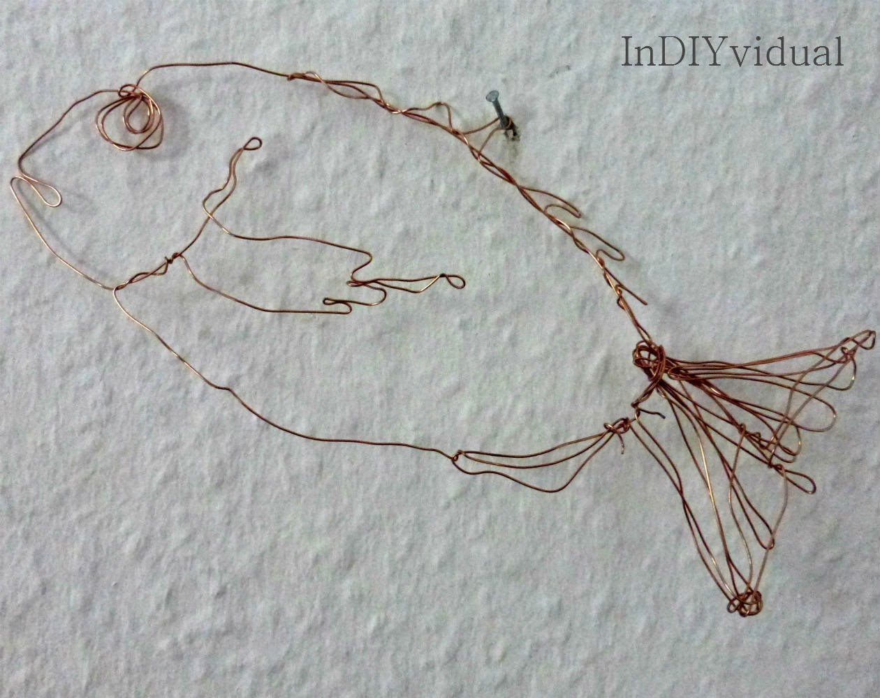 InDIYvidual: Easy Art: Wire Fish