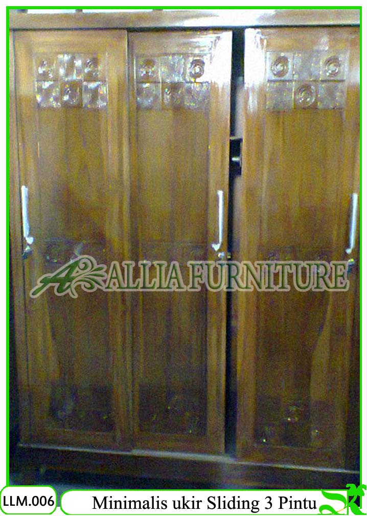 bahan baku vernis Sliding Model Lemari 3 Pakaian Pintu Ukir Kayu Jati Minimalis bahan baku vernis Sliding Model Lemari 3 Pakaian Pintu Ukir Kayu Jati Minimalis