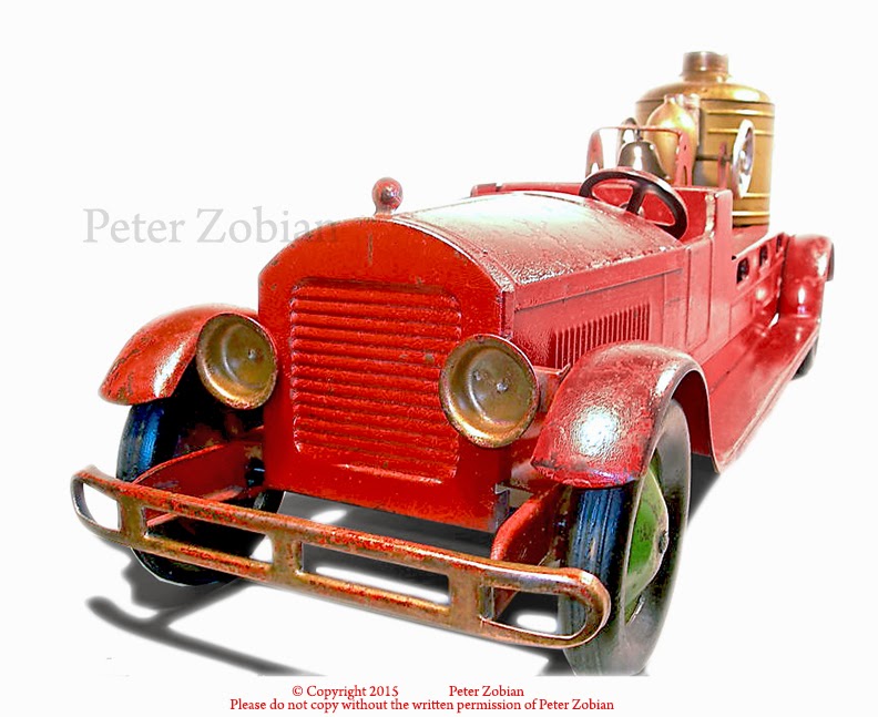 Old Antique Toys Who Made This Nice Fire Truck?