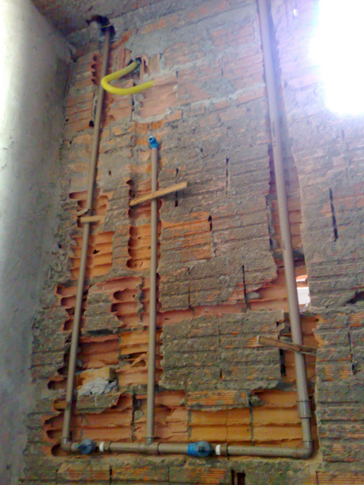 Passo a passo da construção da minha primeira casa encanamento -> Encanamento De Banheiro Com Banheira Passo a passo da construção da minha primeira casa encanamento -> Encanamento De Banheiro Com Banheira