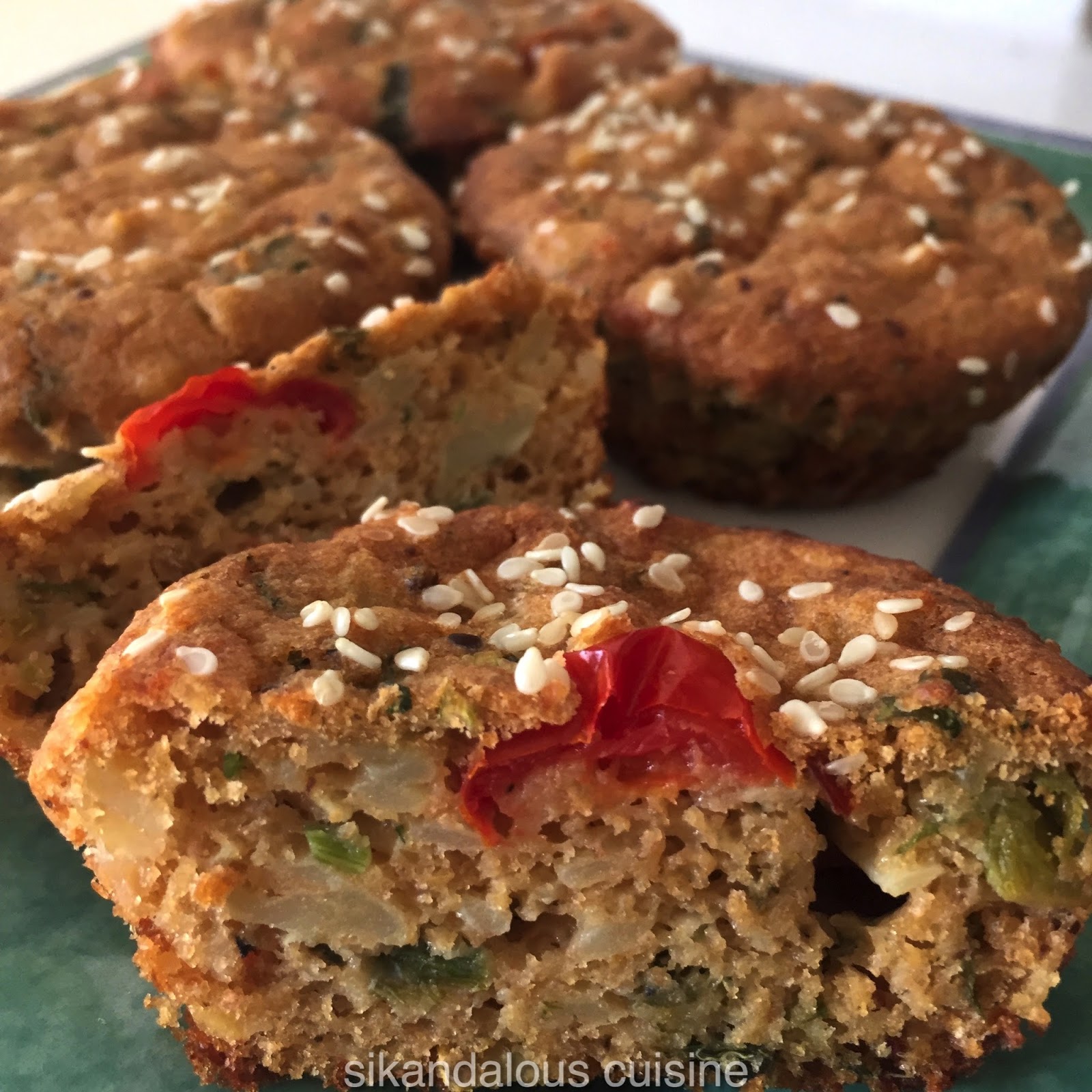 Sikandalous Cuisine Potato Onion Muffins sikandalouscuisine